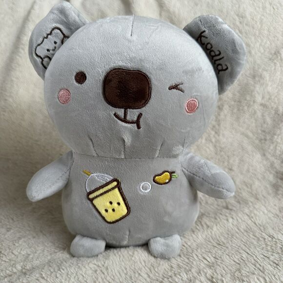 ZGXIONG Grey Koala Bear Stuffed Animal 9" Plush Squishy Toy - Picture 1 of 5